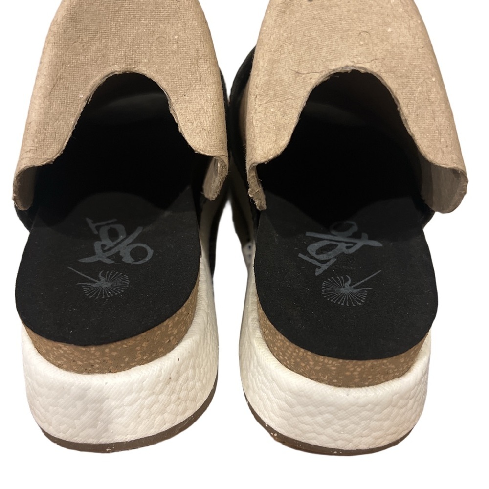 OTBT Wayside Wedge Black Sandal - Picture 4 of 7